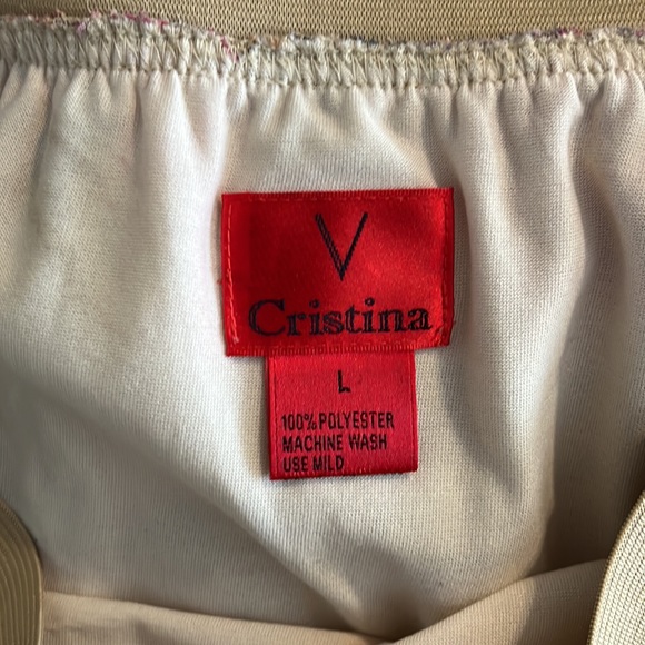 V Cristina Floral Sheer Layered Skirt - Picture 5 of 8